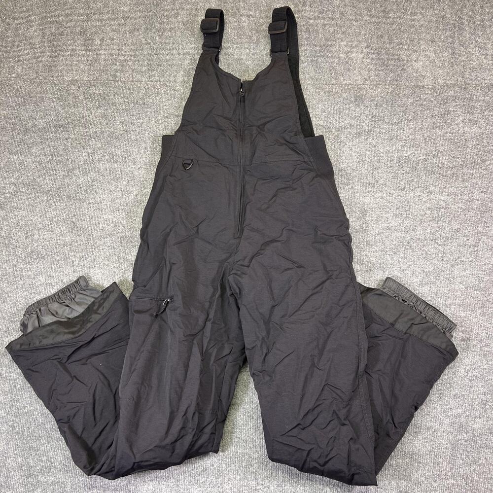 White Sierra Youth S Toboggan Insulated Bib Snow Ski Pants Black Water Resistant
